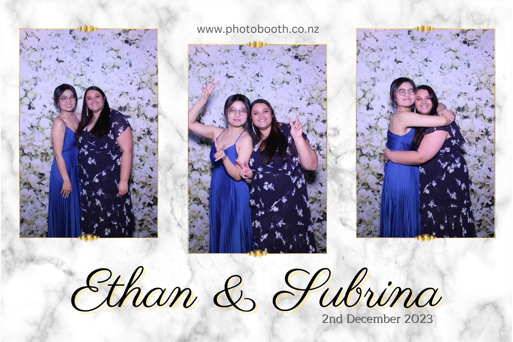 Ethan and Subrina's Wedding | View more photos from the event at gallery.photobooth.co.nz/u/SelfieCentral/Ethan-and-Subrinas-Wedding