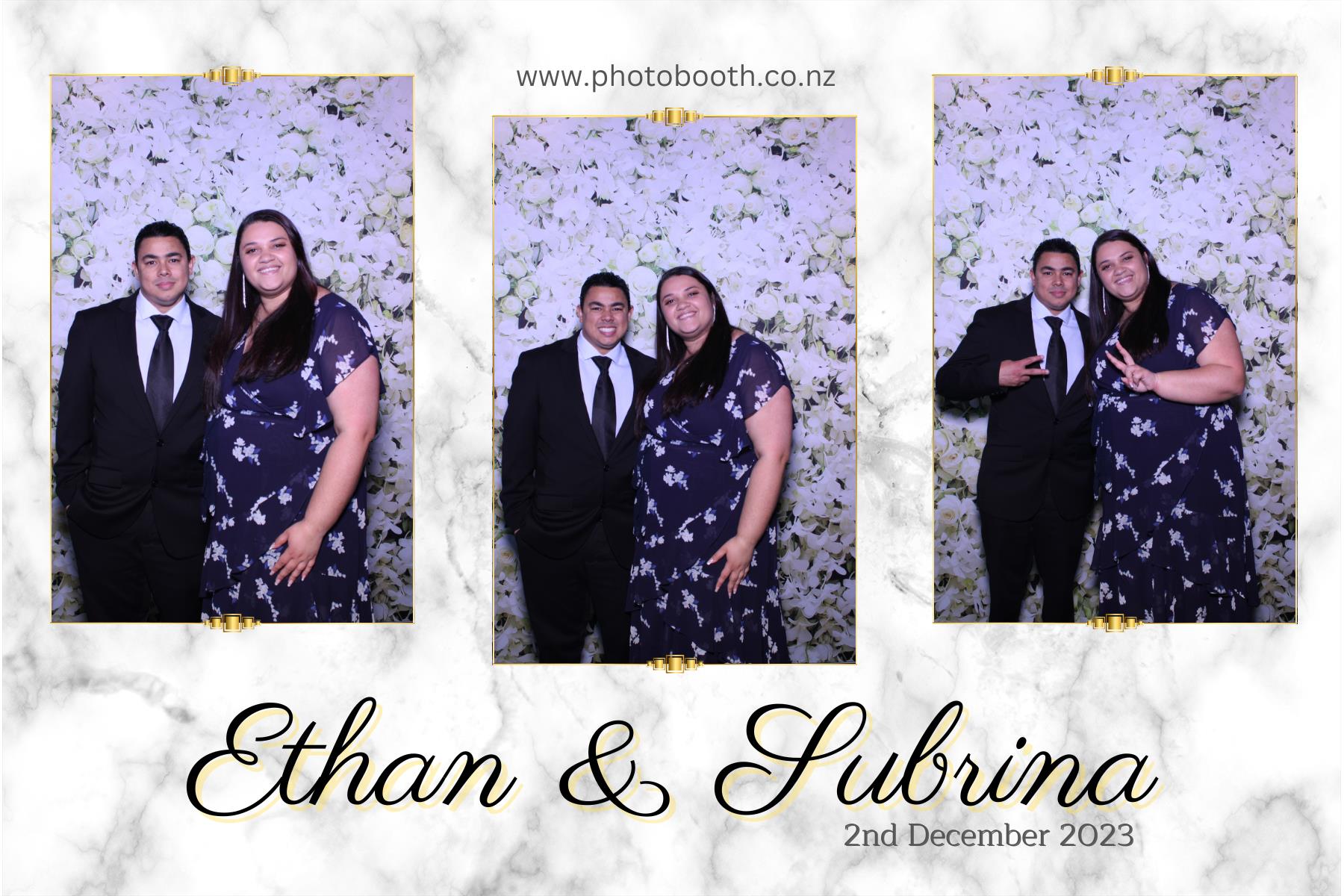 Ethan and Subrina's Wedding | View more photos from the event at gallery.photobooth.co.nz/u/SelfieCentral/Ethan-and-Subrinas-Wedding