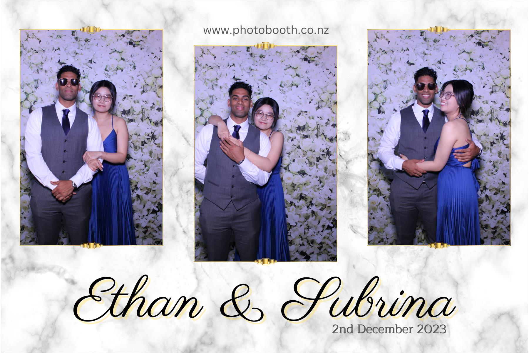 Ethan and Subrina's Wedding | View more photos from the event at gallery.photobooth.co.nz/u/SelfieCentral/Ethan-and-Subrinas-Wedding