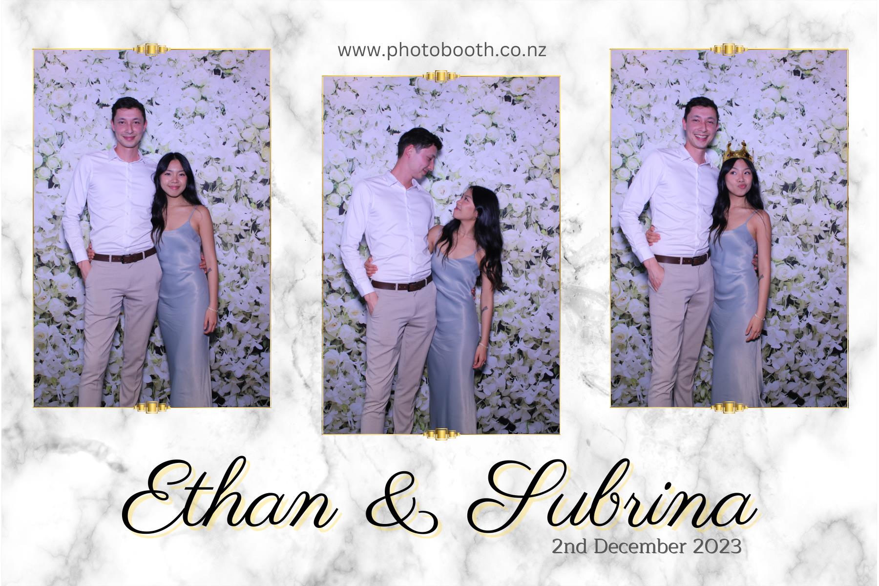 Ethan and Subrina's Wedding | View more photos from the event at gallery.photobooth.co.nz/u/SelfieCentral/Ethan-and-Subrinas-Wedding