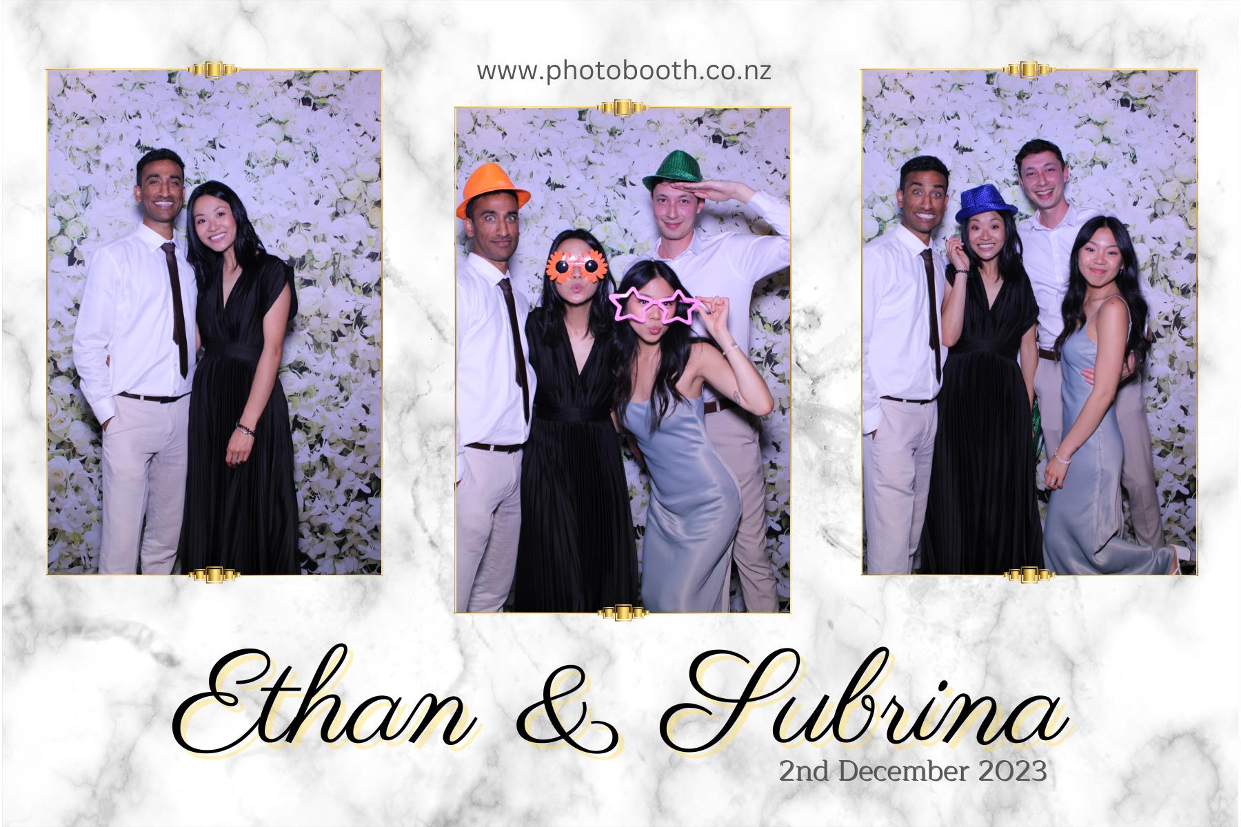 Ethan and Subrina's Wedding | View more photos from the event at gallery.photobooth.co.nz/u/SelfieCentral/Ethan-and-Subrinas-Wedding