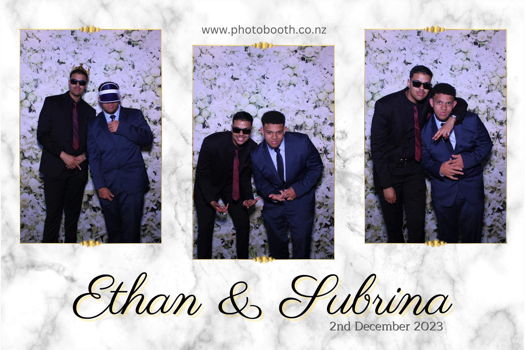 Ethan and Subrina's Wedding | View more photos from the event at gallery.photobooth.co.nz/u/SelfieCentral/Ethan-and-Subrinas-Wedding