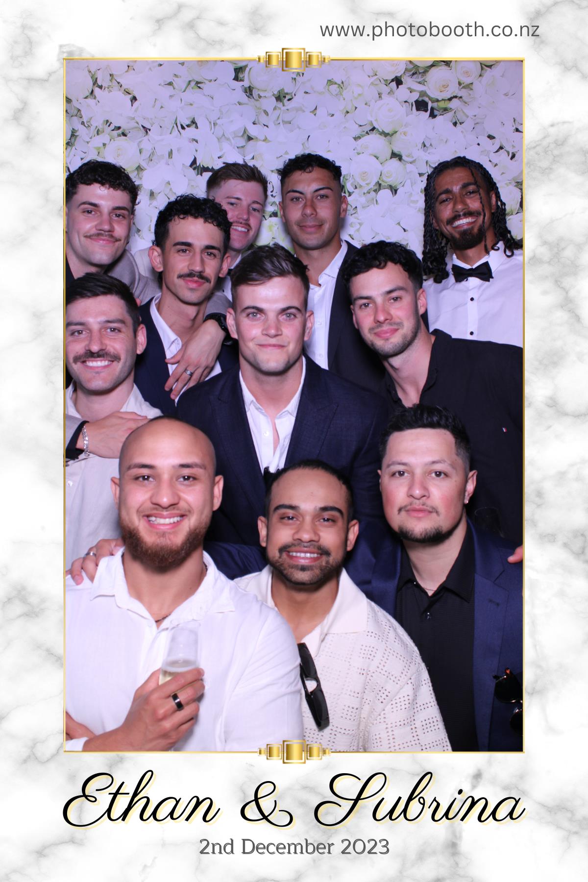 Ethan and Subrina's Wedding | View more photos from the event at gallery.photobooth.co.nz/u/SelfieCentral/Ethan-and-Subrinas-Wedding