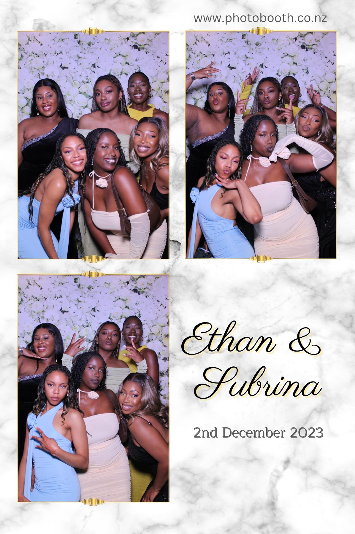 Ethan and Subrina's Wedding | View more photos from the event at gallery.photobooth.co.nz/u/SelfieCentral/Ethan-and-Subrinas-Wedding