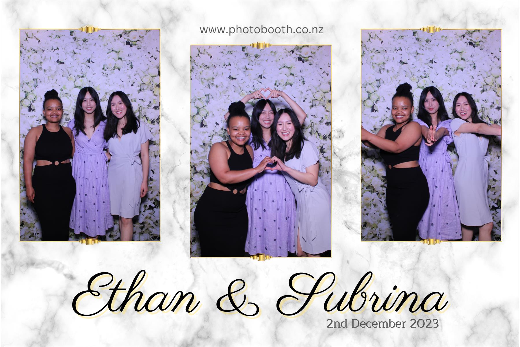 Ethan and Subrina's Wedding | View more photos from the event at gallery.photobooth.co.nz/u/SelfieCentral/Ethan-and-Subrinas-Wedding