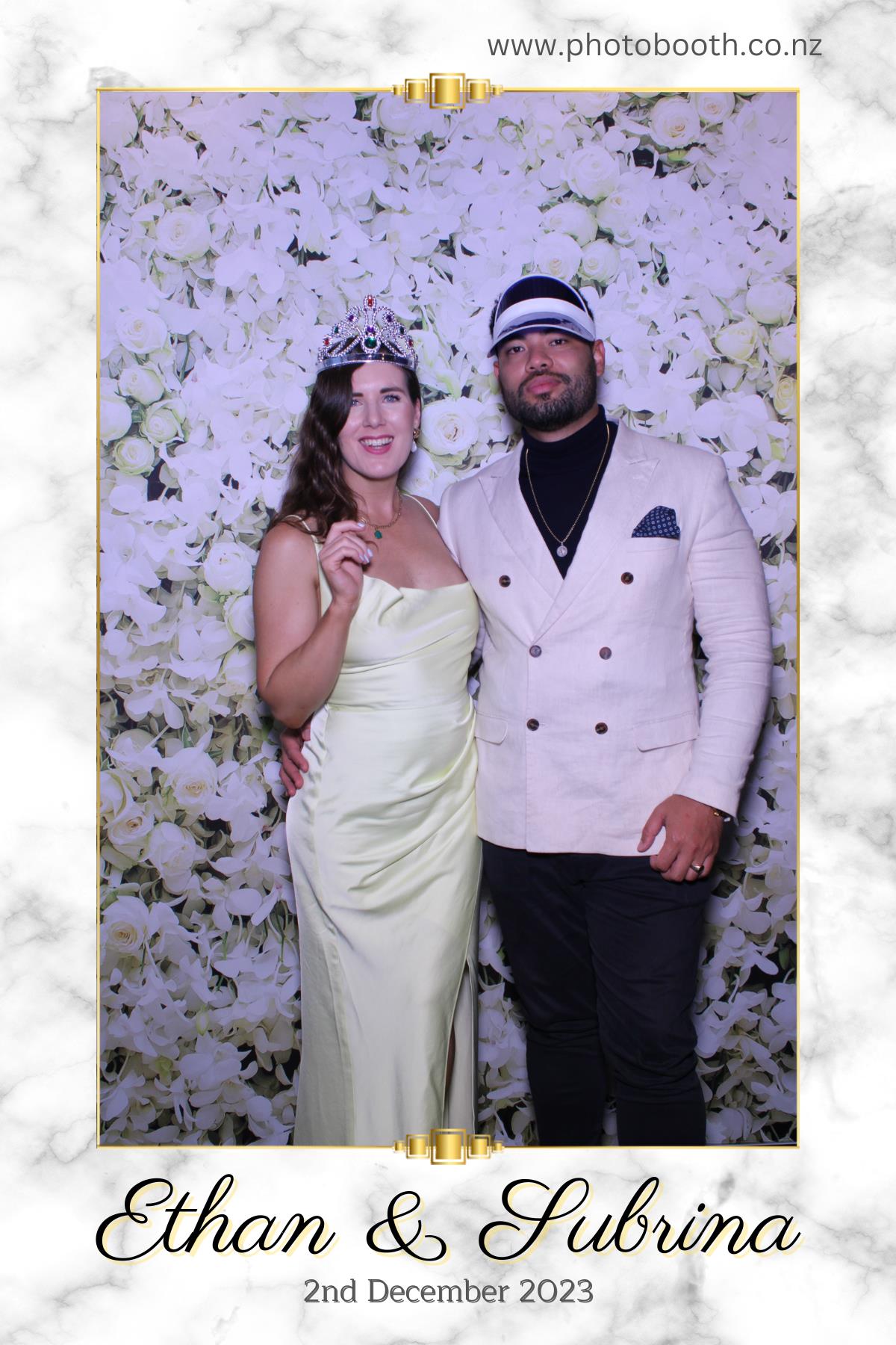 Ethan and Subrina's Wedding | View more photos from the event at gallery.photobooth.co.nz/u/SelfieCentral/Ethan-and-Subrinas-Wedding