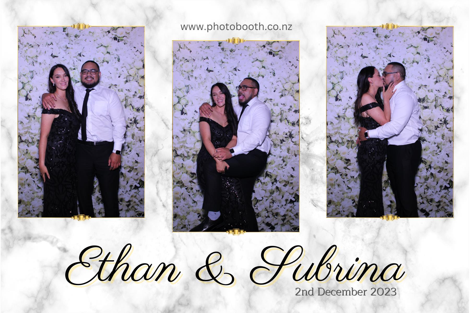 Ethan and Subrina's Wedding | View more photos from the event at gallery.photobooth.co.nz/u/SelfieCentral/Ethan-and-Subrinas-Wedding