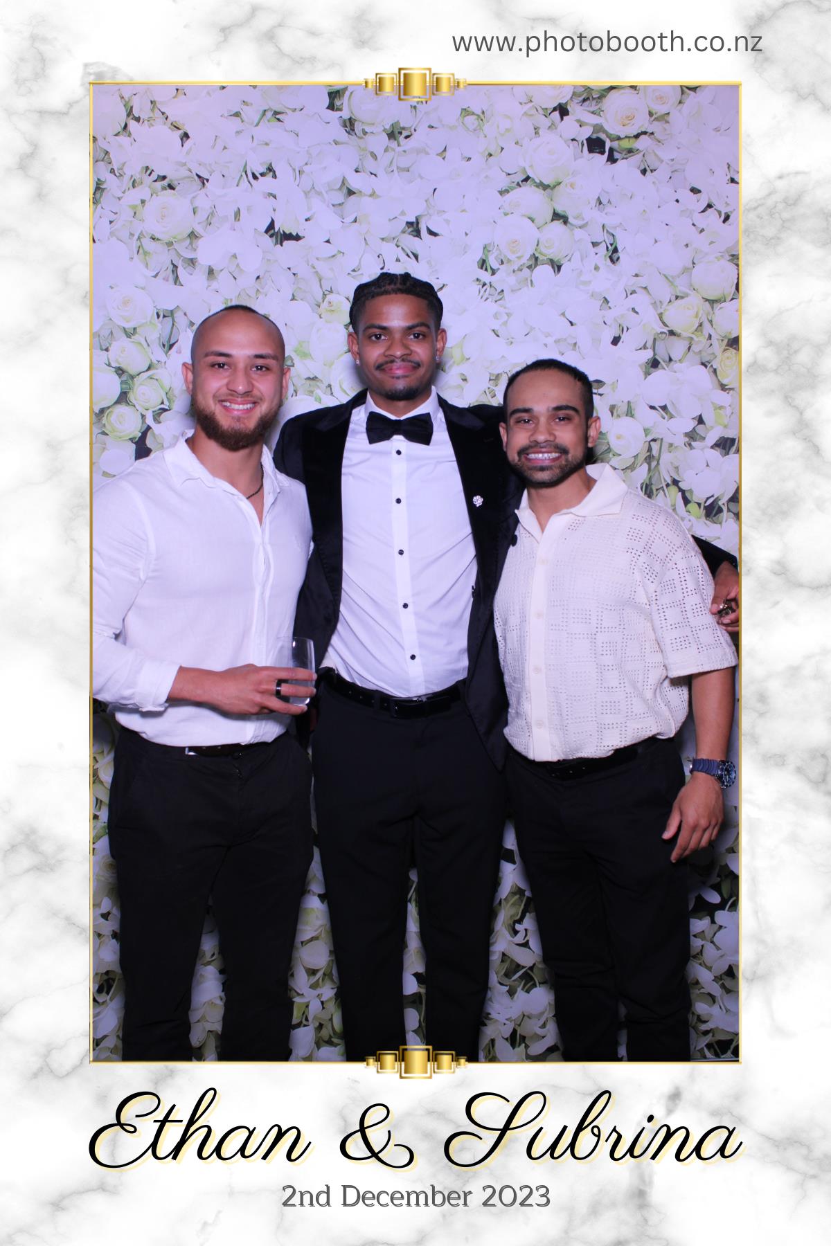 Ethan and Subrina's Wedding | View more photos from the event at gallery.photobooth.co.nz/u/SelfieCentral/Ethan-and-Subrinas-Wedding