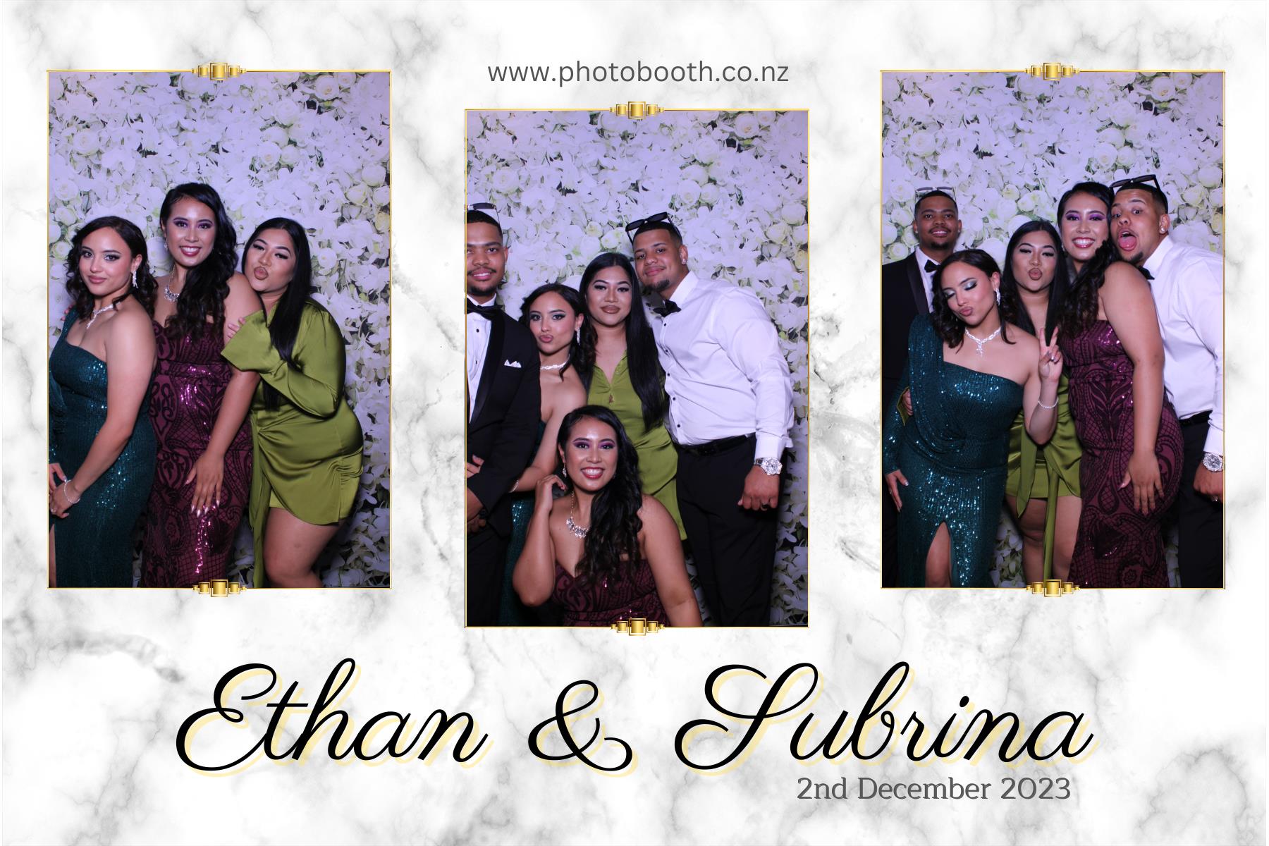Ethan and Subrina's Wedding | View more photos from the event at gallery.photobooth.co.nz/u/SelfieCentral/Ethan-and-Subrinas-Wedding