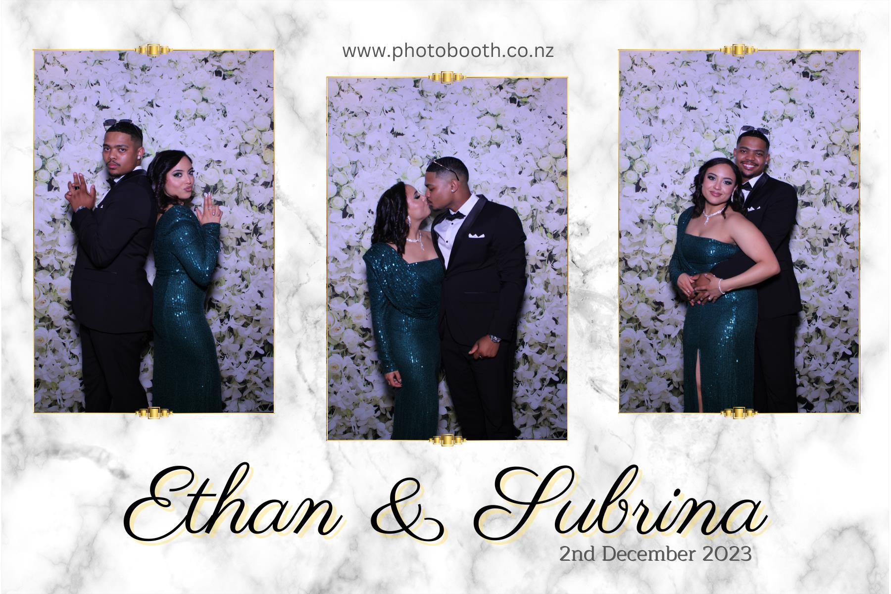 Ethan and Subrina's Wedding | View more photos from the event at gallery.photobooth.co.nz/u/SelfieCentral/Ethan-and-Subrinas-Wedding