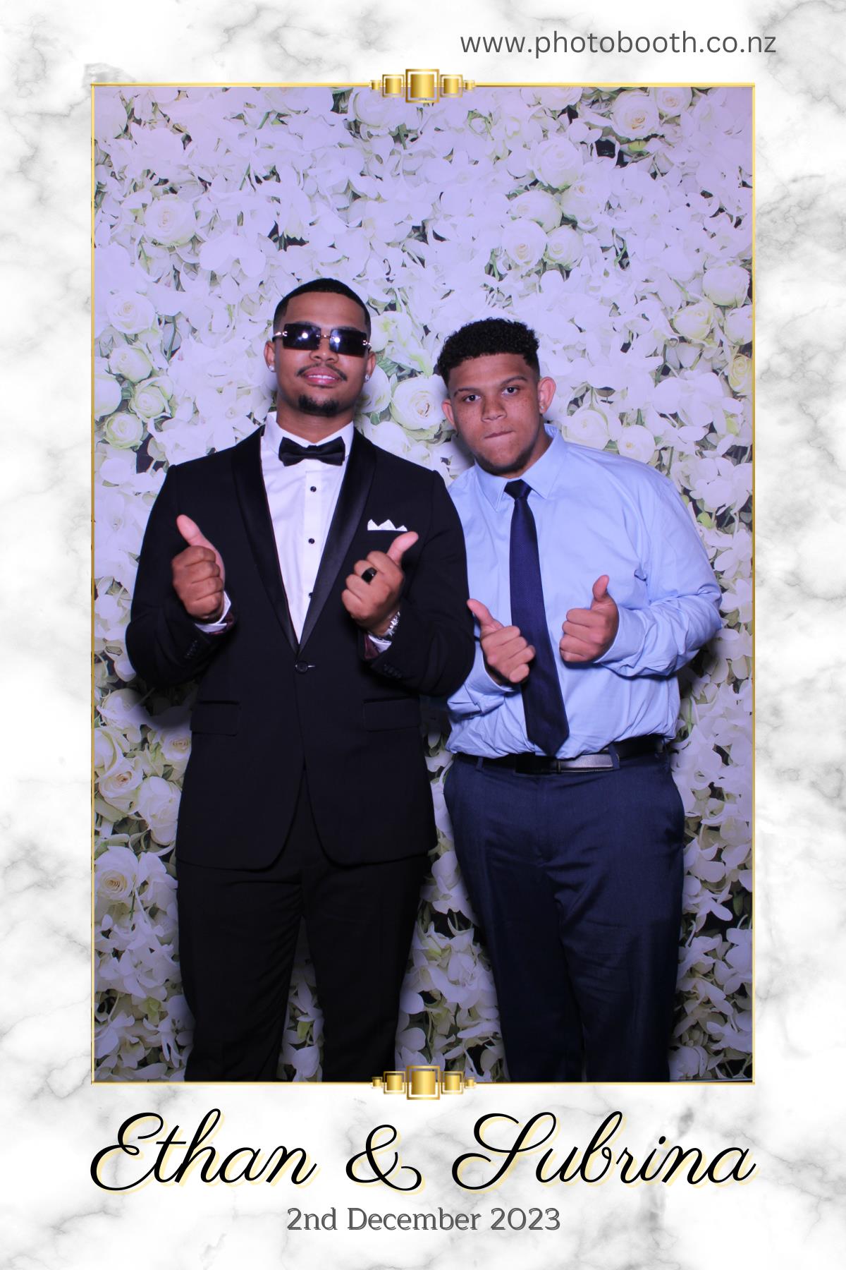 Ethan and Subrina's Wedding | View more photos from the event at gallery.photobooth.co.nz/u/SelfieCentral/Ethan-and-Subrinas-Wedding