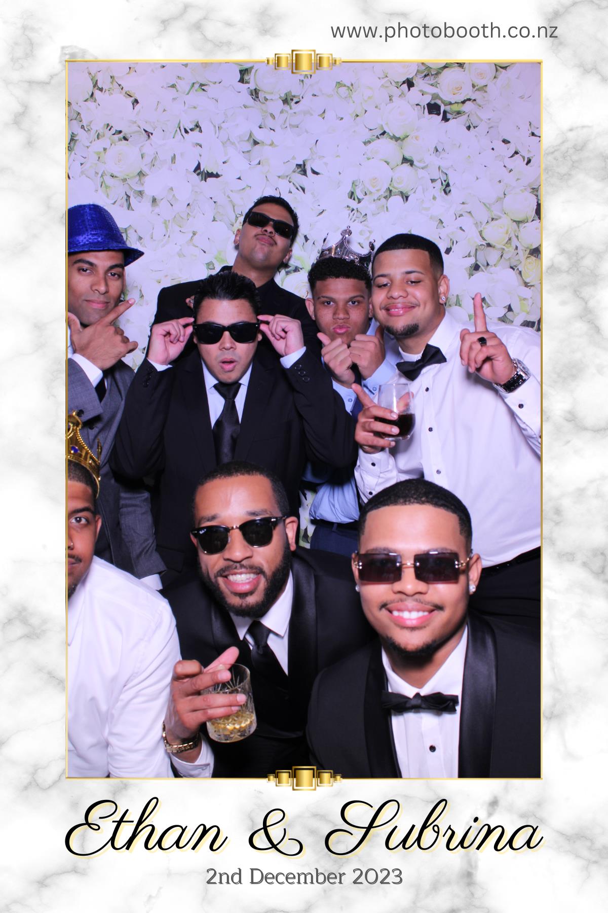 Ethan and Subrina's Wedding | View more photos from the event at gallery.photobooth.co.nz/u/SelfieCentral/Ethan-and-Subrinas-Wedding