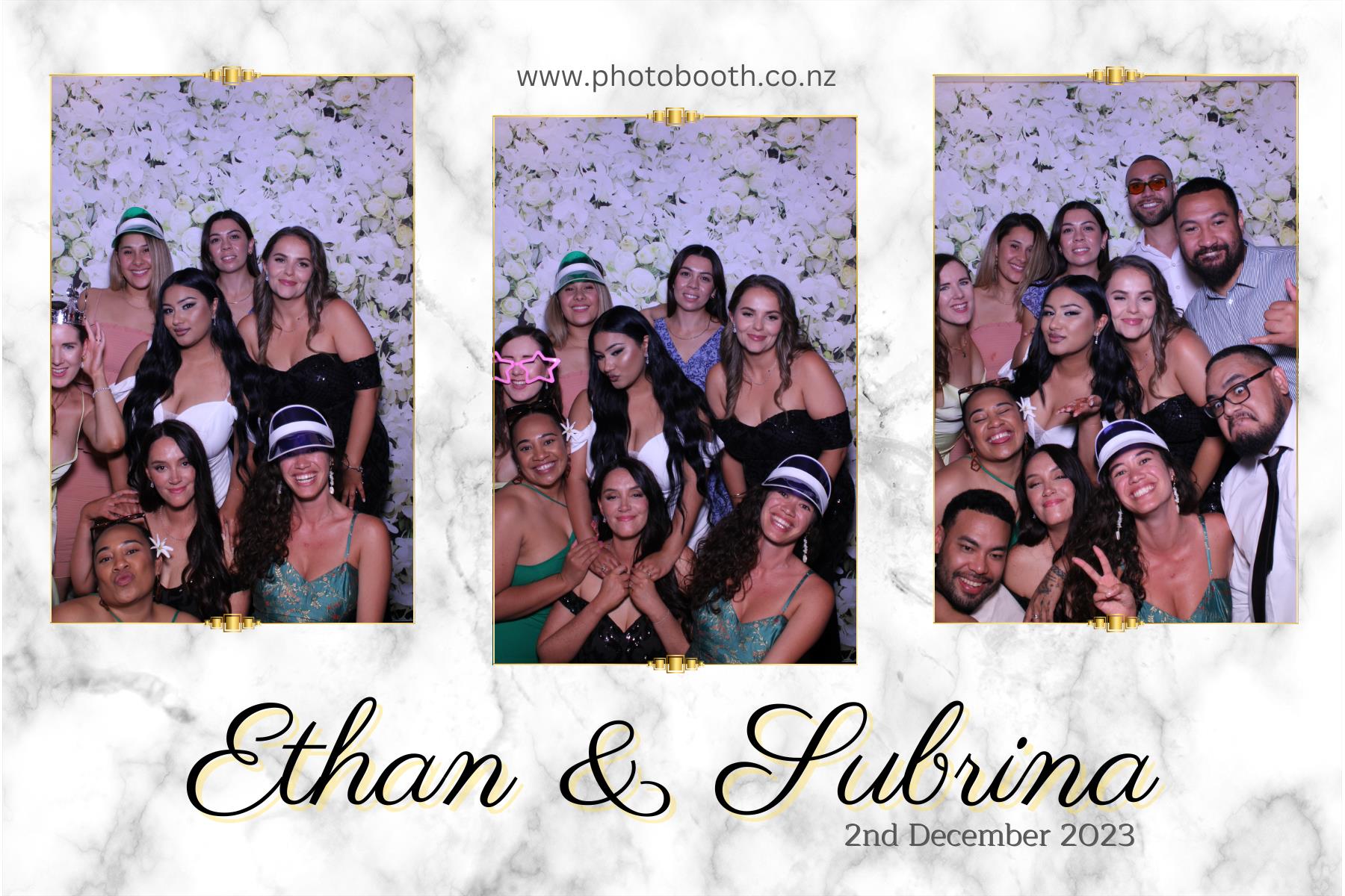 Ethan and Subrina's Wedding | View more photos from the event at gallery.photobooth.co.nz/u/SelfieCentral/Ethan-and-Subrinas-Wedding