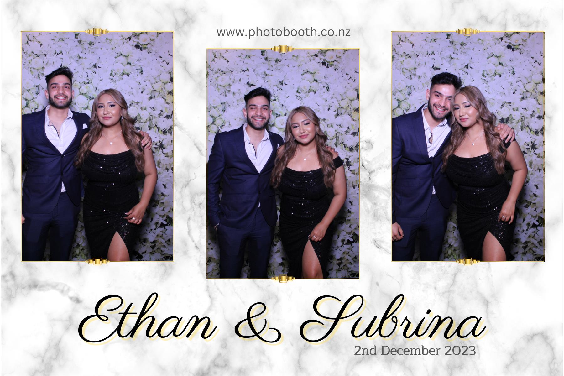 Ethan and Subrina's Wedding | View more photos from the event at gallery.photobooth.co.nz/u/SelfieCentral/Ethan-and-Subrinas-Wedding