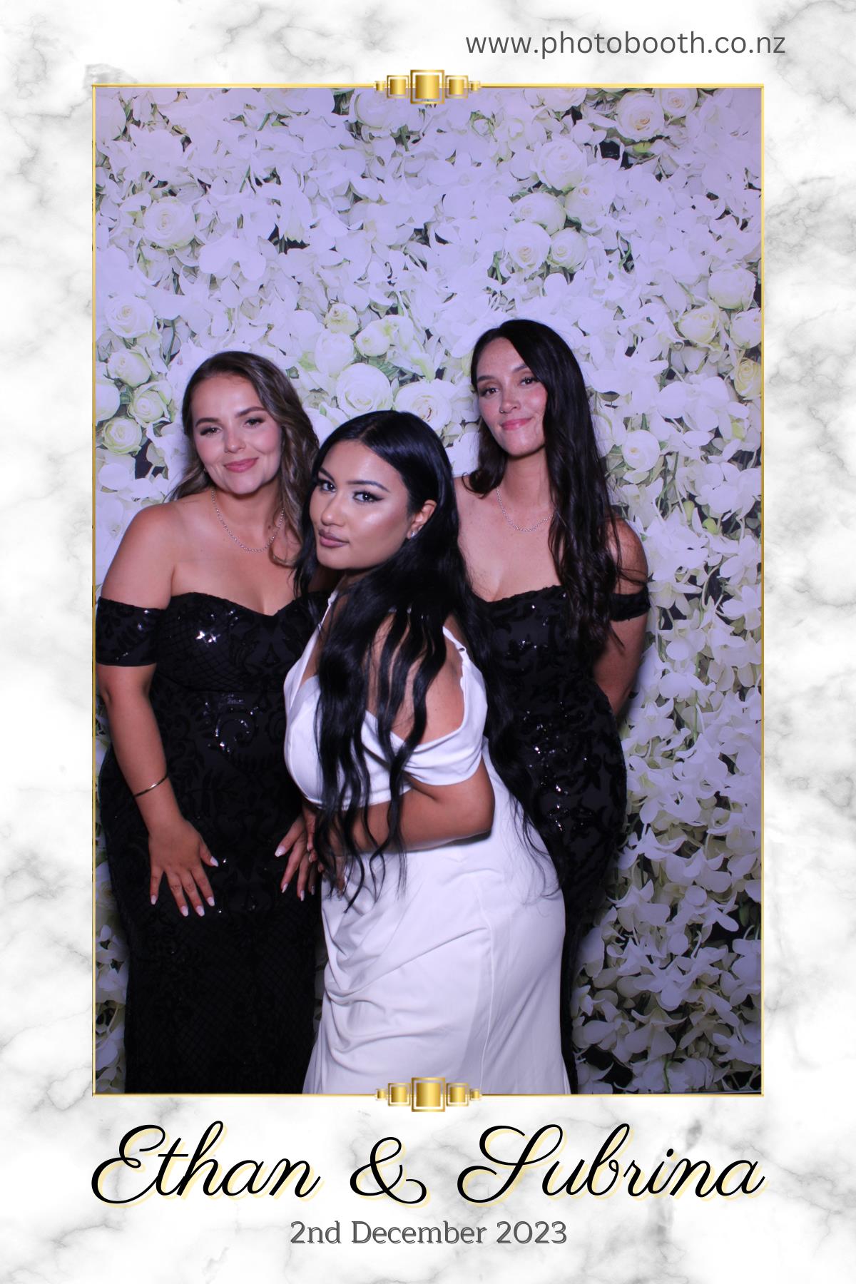 Ethan and Subrina's Wedding | View more photos from the event at gallery.photobooth.co.nz/u/SelfieCentral/Ethan-and-Subrinas-Wedding