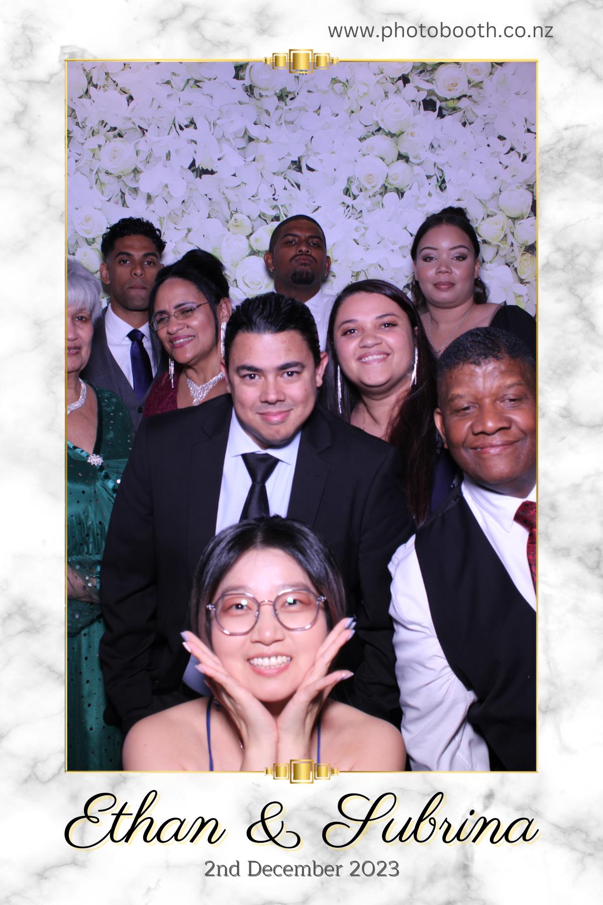 Ethan and Subrina's Wedding | View more photos from the event at gallery.photobooth.co.nz/u/SelfieCentral/Ethan-and-Subrinas-Wedding