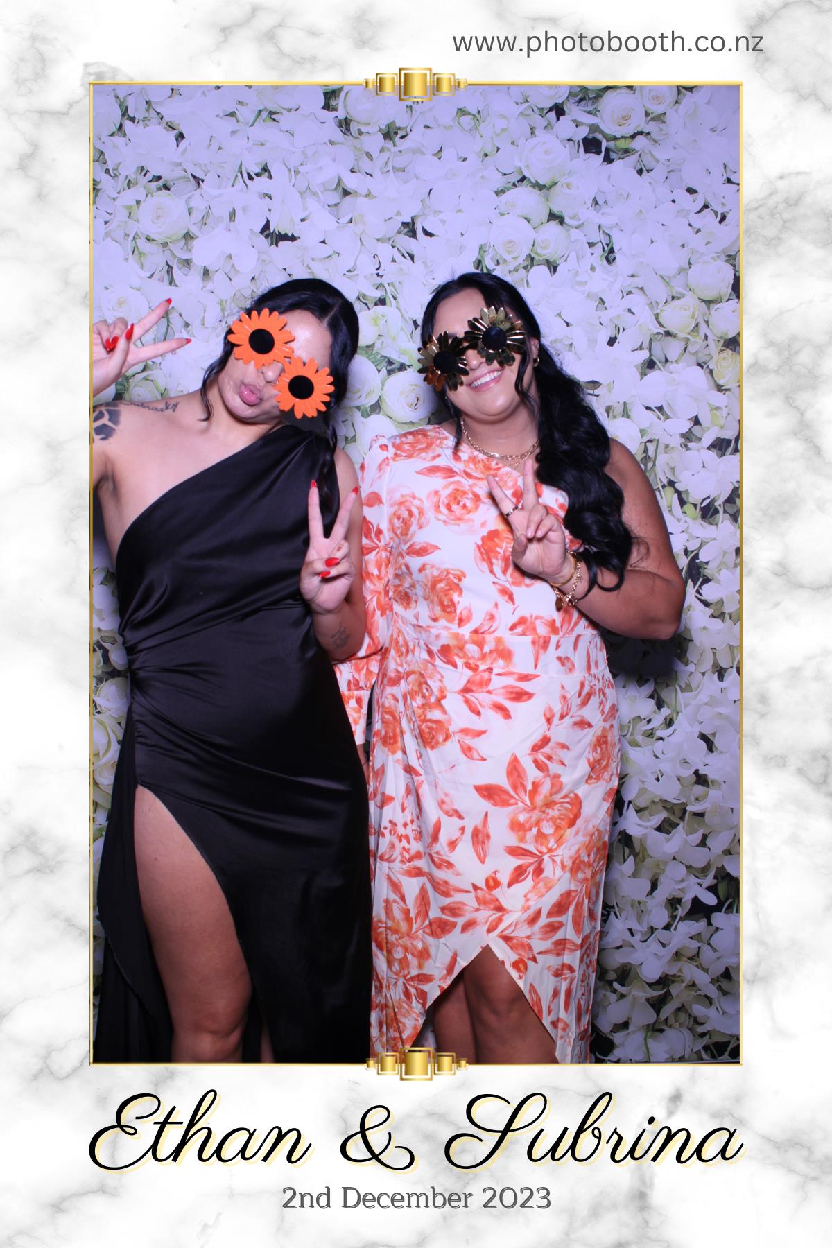 Ethan and Subrina's Wedding | View more photos from the event at gallery.photobooth.co.nz/u/SelfieCentral/Ethan-and-Subrinas-Wedding