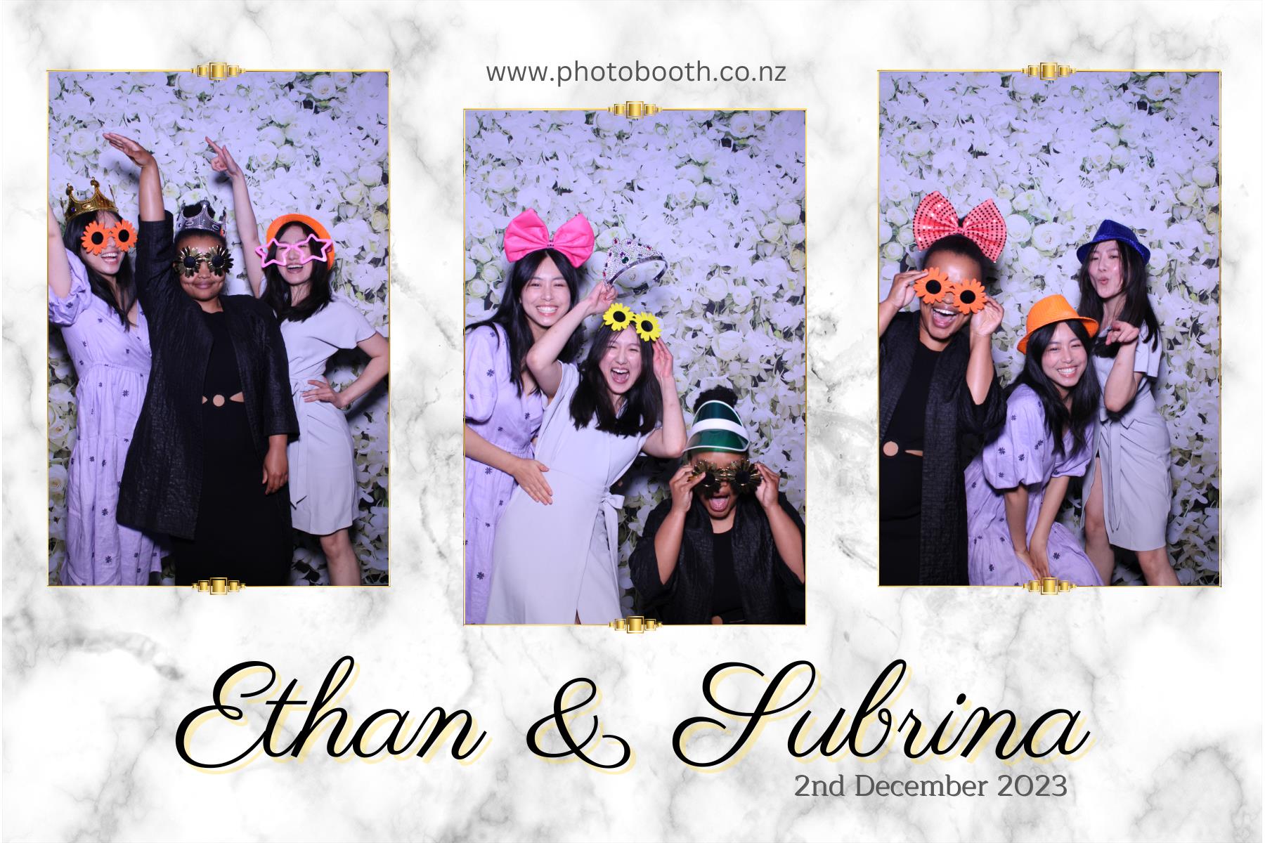 Ethan and Subrina's Wedding | View more photos from the event at gallery.photobooth.co.nz/u/SelfieCentral/Ethan-and-Subrinas-Wedding