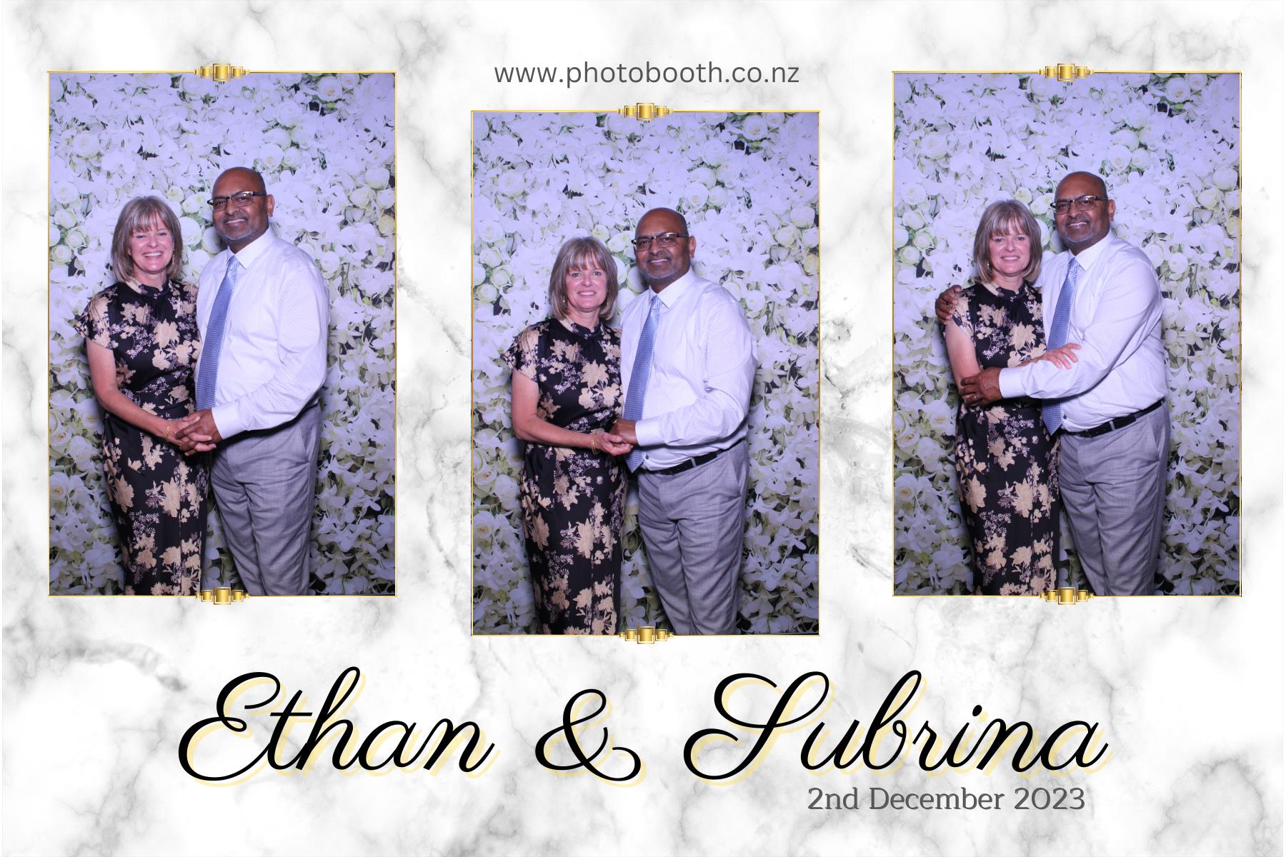 Ethan and Subrina's Wedding | View more photos from the event at gallery.photobooth.co.nz/u/SelfieCentral/Ethan-and-Subrinas-Wedding