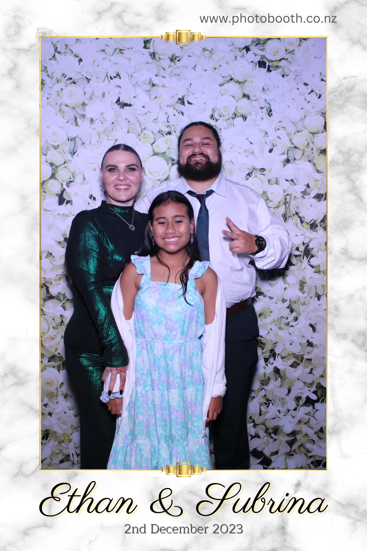 Ethan and Subrina's Wedding | View more photos from the event at gallery.photobooth.co.nz/u/SelfieCentral/Ethan-and-Subrinas-Wedding
