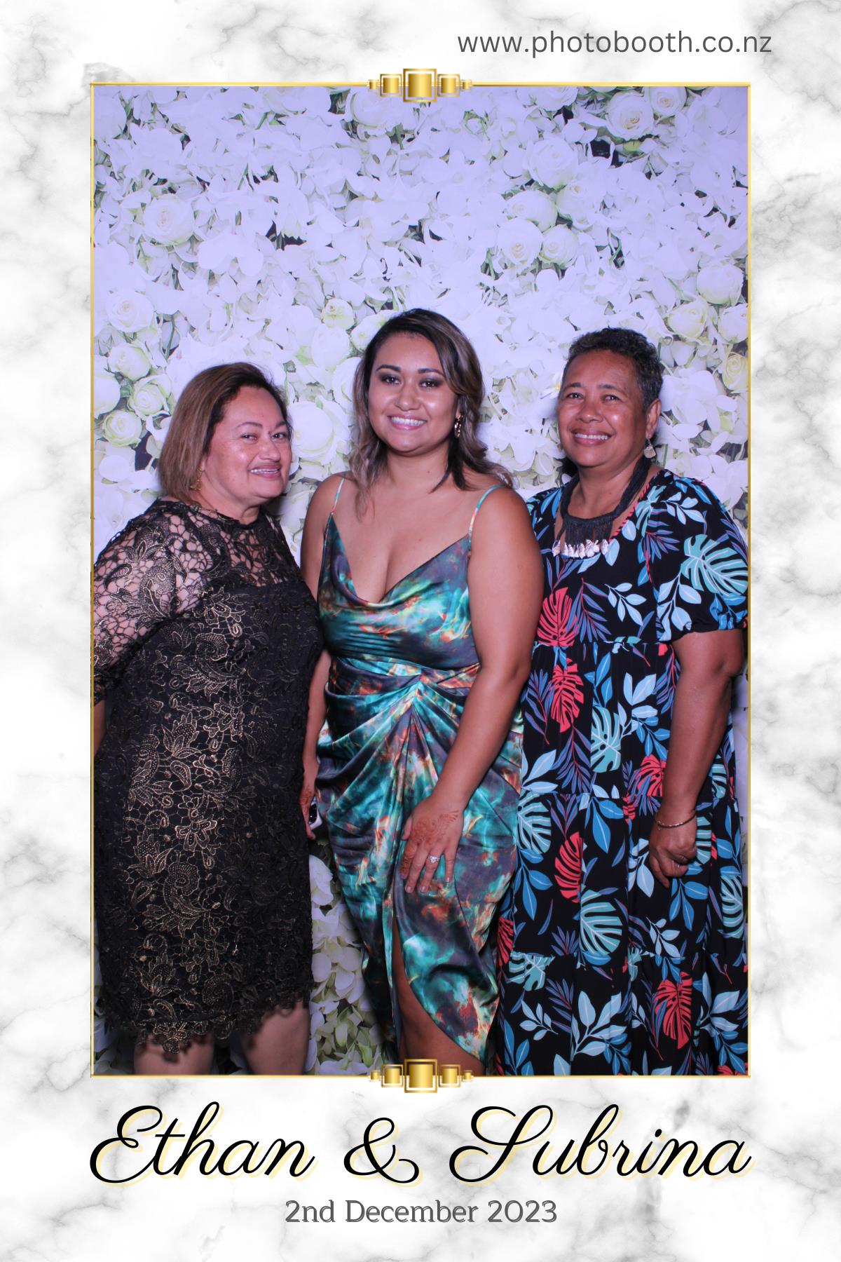Ethan and Subrina's Wedding | View more photos from the event at gallery.photobooth.co.nz/u/SelfieCentral/Ethan-and-Subrinas-Wedding