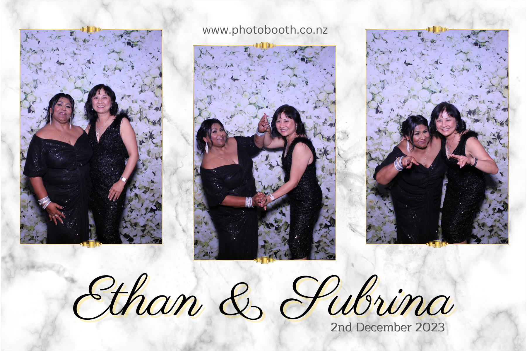 Ethan and Subrina's Wedding | View more photos from the event at gallery.photobooth.co.nz/u/SelfieCentral/Ethan-and-Subrinas-Wedding
