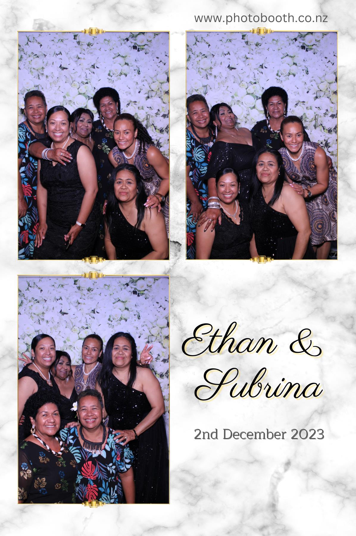 Ethan and Subrina's Wedding | View more photos from the event at gallery.photobooth.co.nz/u/SelfieCentral/Ethan-and-Subrinas-Wedding