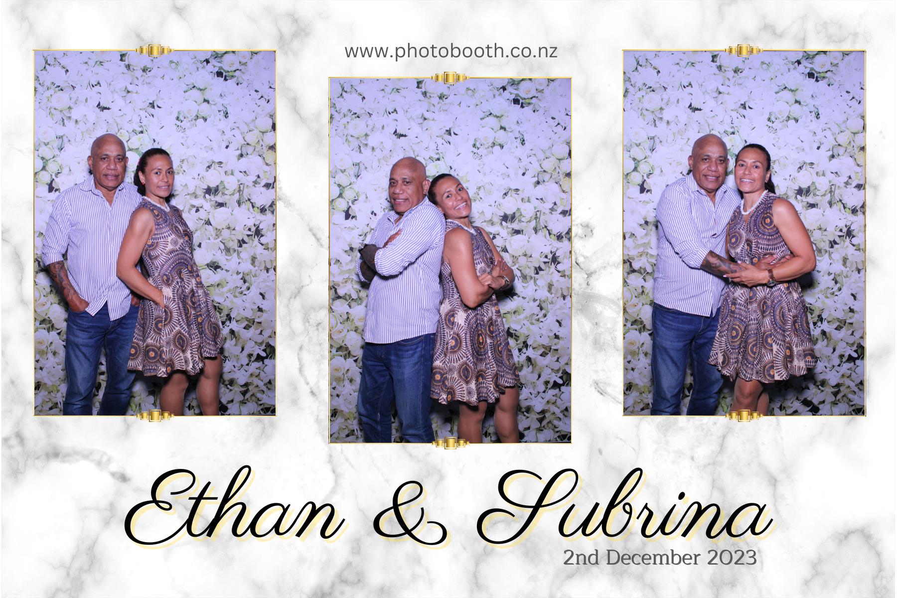 Ethan and Subrina's Wedding | View more photos from the event at gallery.photobooth.co.nz/u/SelfieCentral/Ethan-and-Subrinas-Wedding