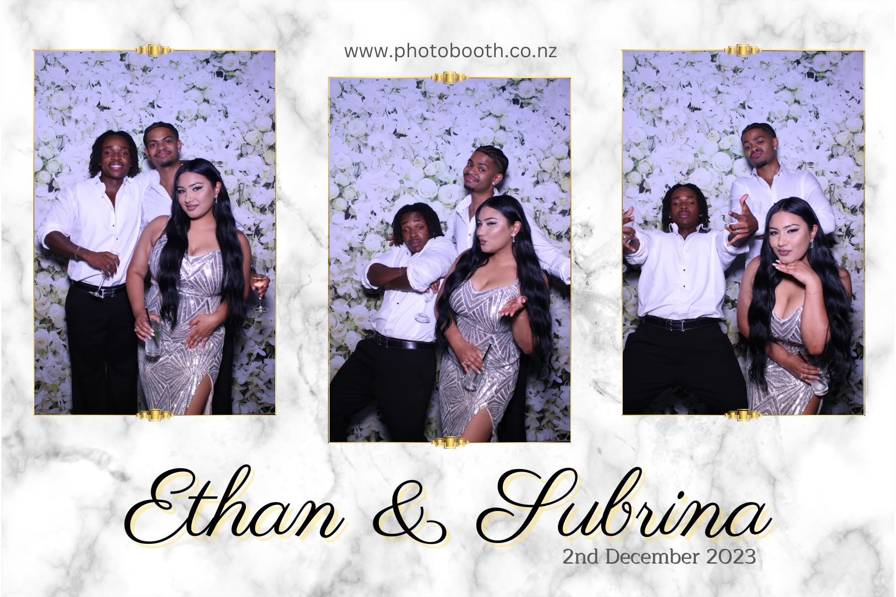 Ethan and Subrina's Wedding | View more photos from the event at gallery.photobooth.co.nz/u/SelfieCentral/Ethan-and-Subrinas-Wedding