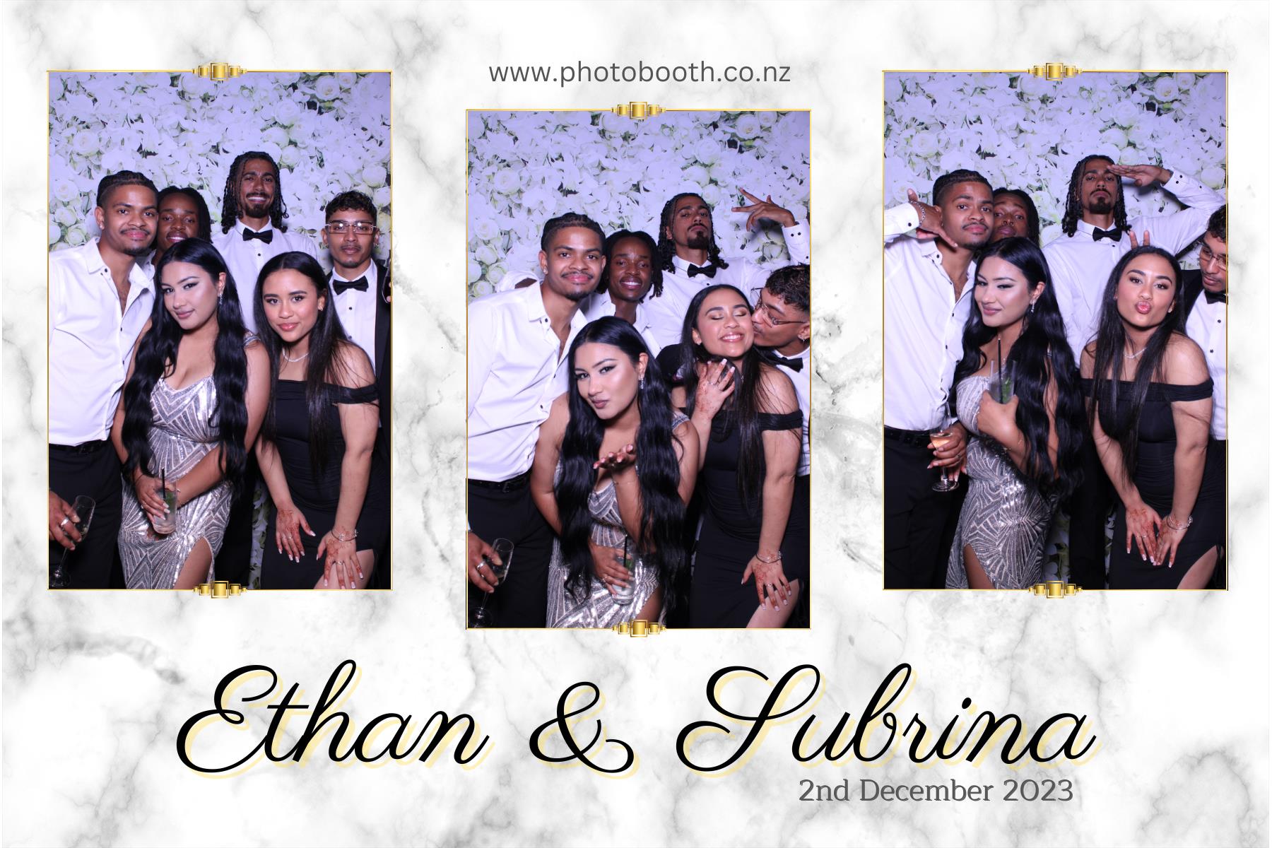 Ethan and Subrina's Wedding | View more photos from the event at gallery.photobooth.co.nz/u/SelfieCentral/Ethan-and-Subrinas-Wedding