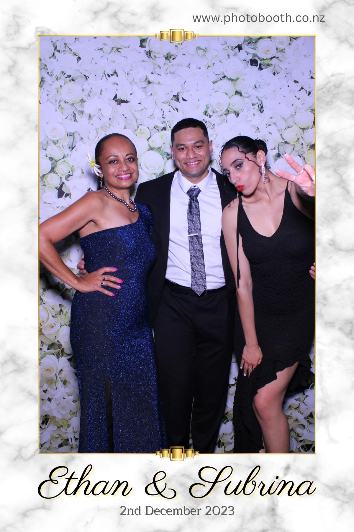 Ethan and Subrina's Wedding | View more photos from the event at gallery.photobooth.co.nz/u/SelfieCentral/Ethan-and-Subrinas-Wedding