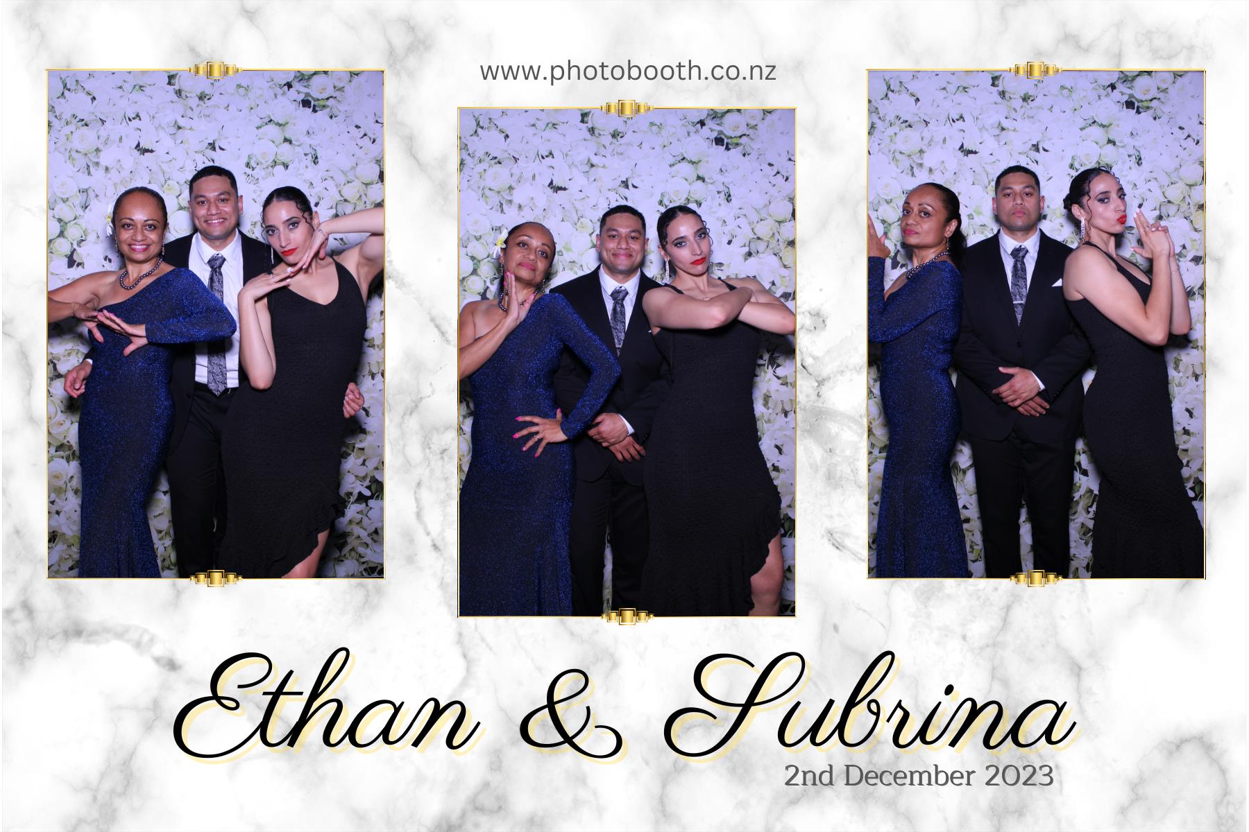 Ethan and Subrina's Wedding | View more photos from the event at gallery.photobooth.co.nz/u/SelfieCentral/Ethan-and-Subrinas-Wedding