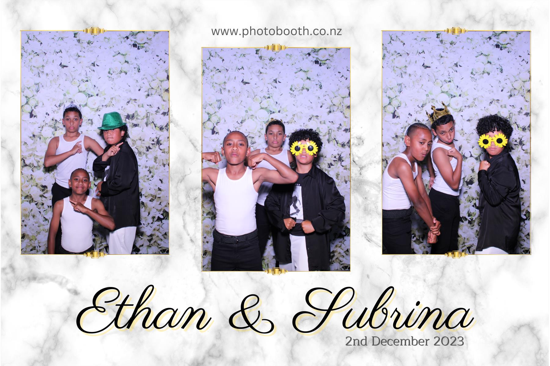 Ethan and Subrina's Wedding | View more photos from the event at gallery.photobooth.co.nz/u/SelfieCentral/Ethan-and-Subrinas-Wedding