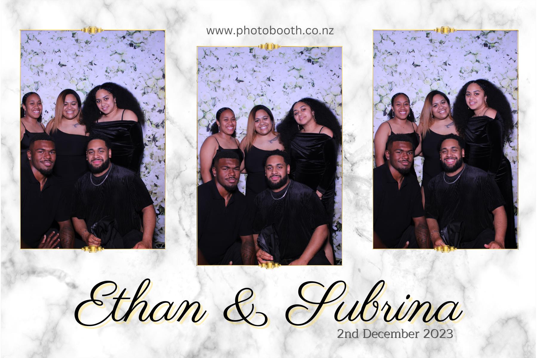 Ethan and Subrina's Wedding | View more photos from the event at gallery.photobooth.co.nz/u/SelfieCentral/Ethan-and-Subrinas-Wedding