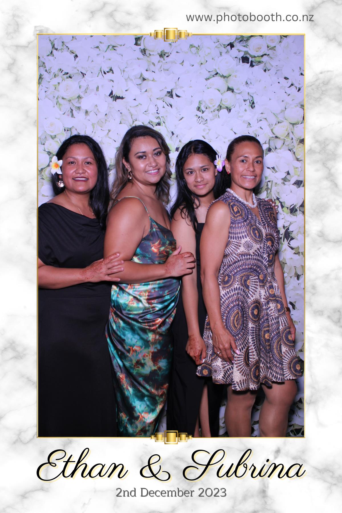 Ethan and Subrina's Wedding | View more photos from the event at gallery.photobooth.co.nz/u/SelfieCentral/Ethan-and-Subrinas-Wedding