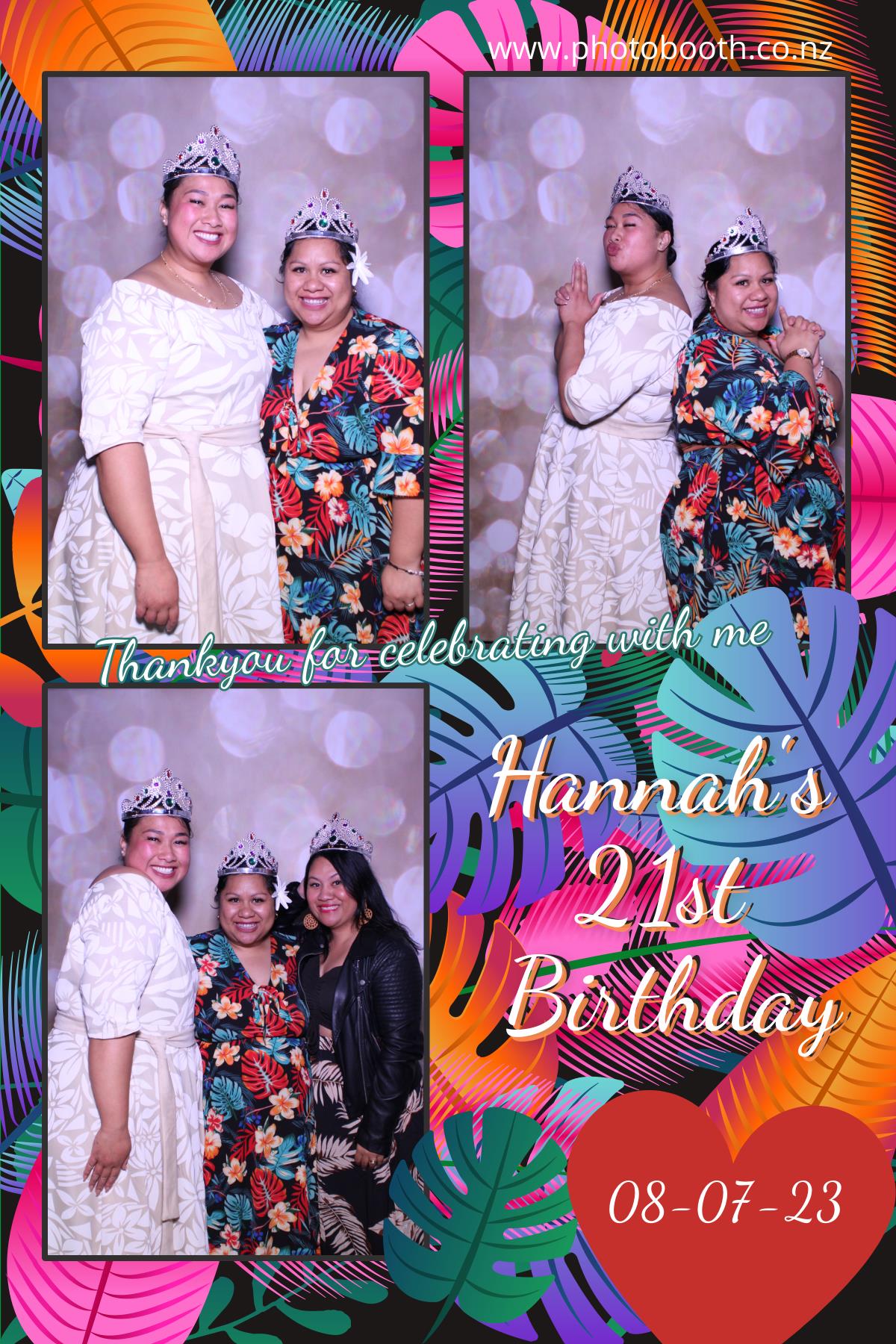 Hannah's 21st Birthday | View more photos from the event at gallery.photobooth.co.nz/u/SelfieCentral/Hannahs-21st-Birthday