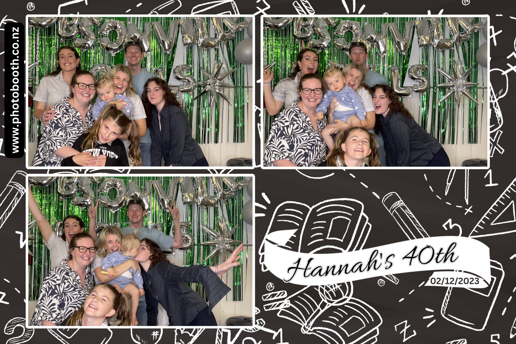 Hannah's 40th | View more photos from the event at gallery.photobooth.co.nz/u/SelfieCentral/Hannahs-40th