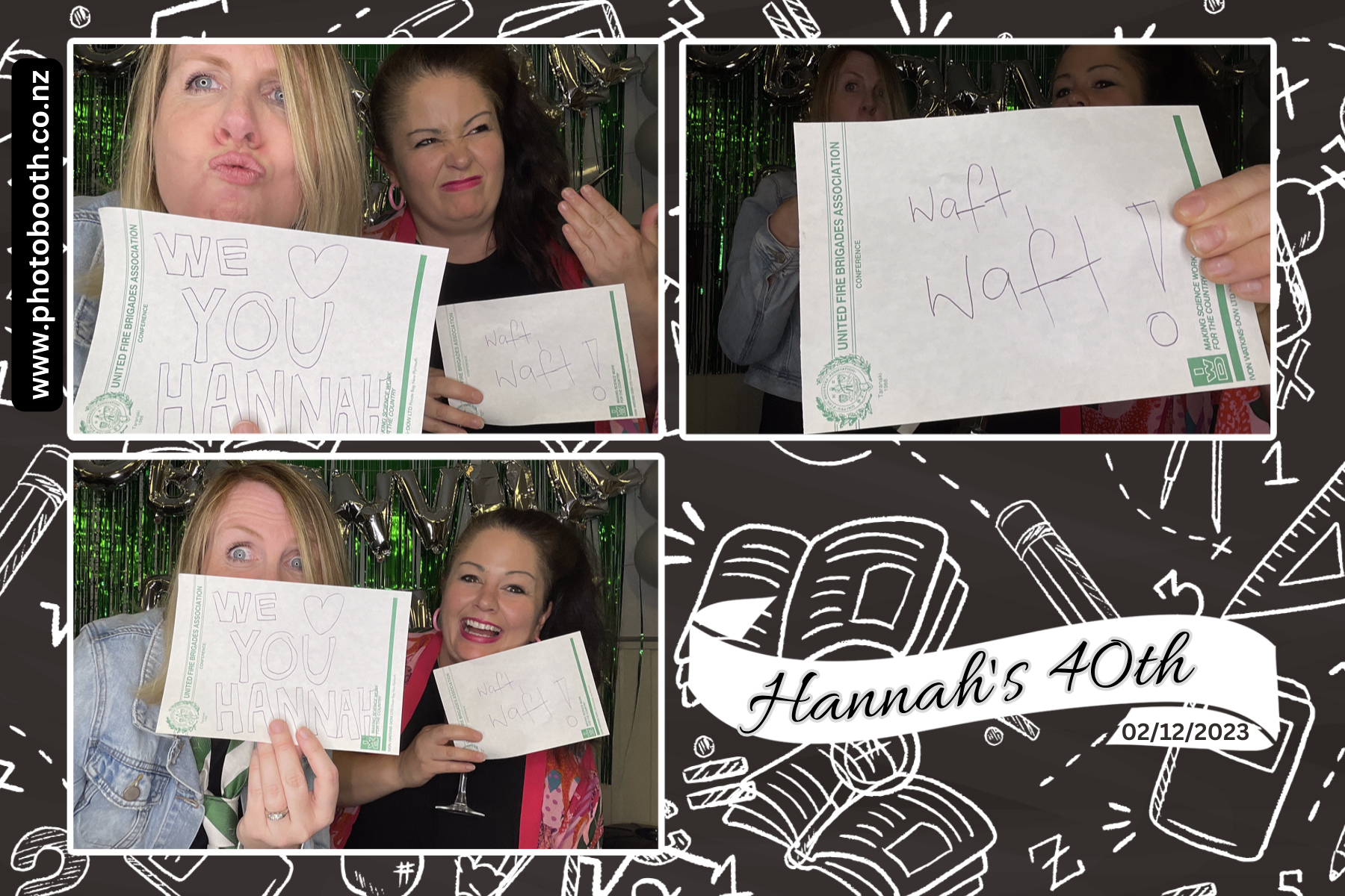 Hannah's 40th | View more photos from the event at gallery.photobooth.co.nz/u/SelfieCentral/Hannahs-40th