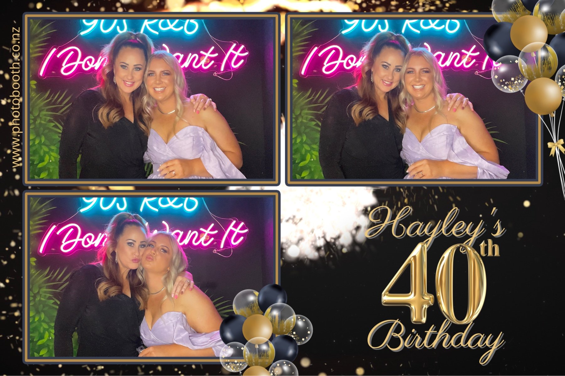 Hayley's 40th | View more photos from the event at gallery.photobooth.co.nz/u/SelfieCentral/Hayleys-40th