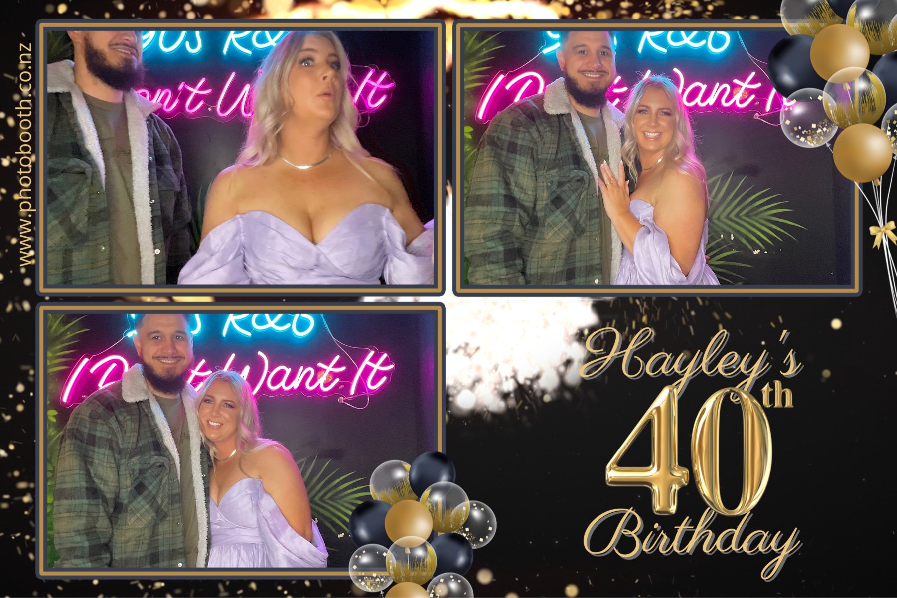 Hayley's 40th | View more photos from the event at gallery.photobooth.co.nz/u/SelfieCentral/Hayleys-40th