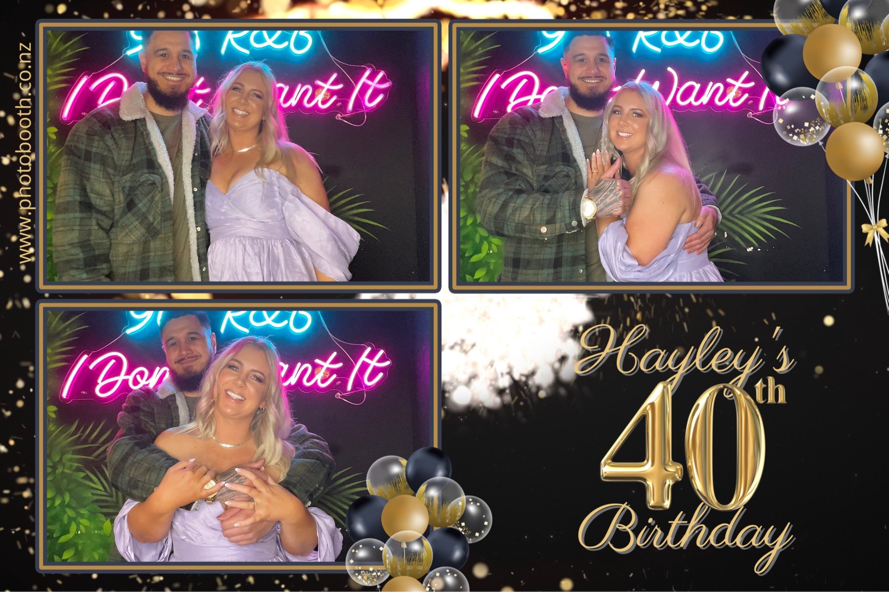 Hayley's 40th | View more photos from the event at gallery.photobooth.co.nz/u/SelfieCentral/Hayleys-40th