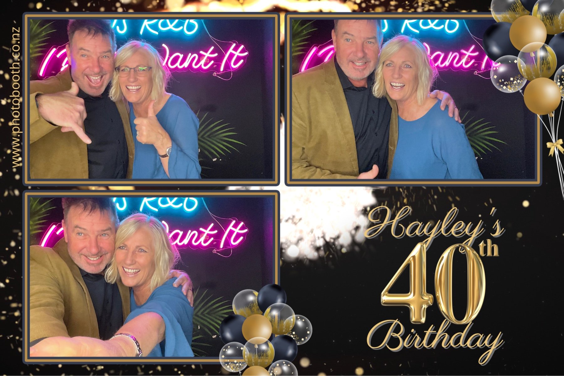 Hayley's 40th | View more photos from the event at gallery.photobooth.co.nz/u/SelfieCentral/Hayleys-40th
