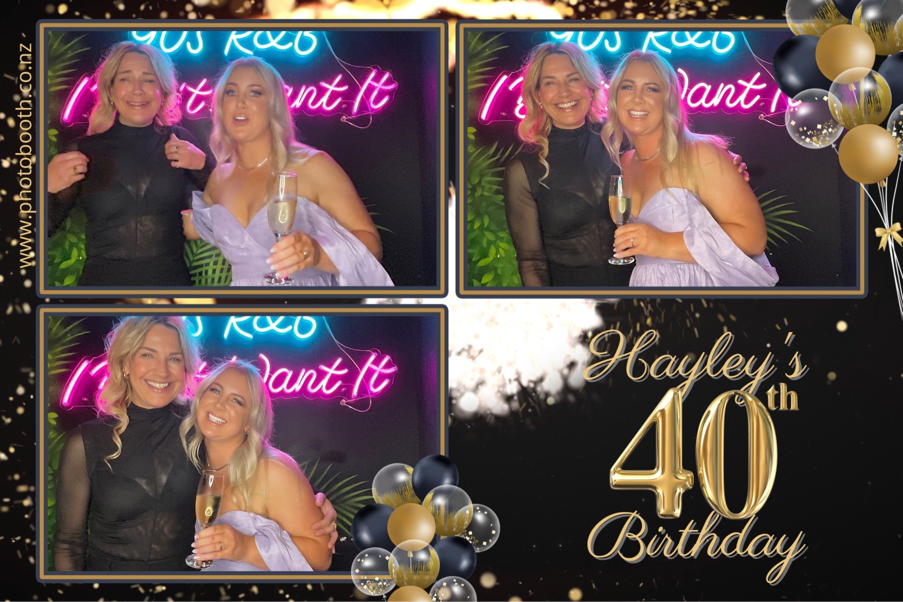 Hayley's 40th | View more photos from the event at gallery.photobooth.co.nz/u/SelfieCentral/Hayleys-40th