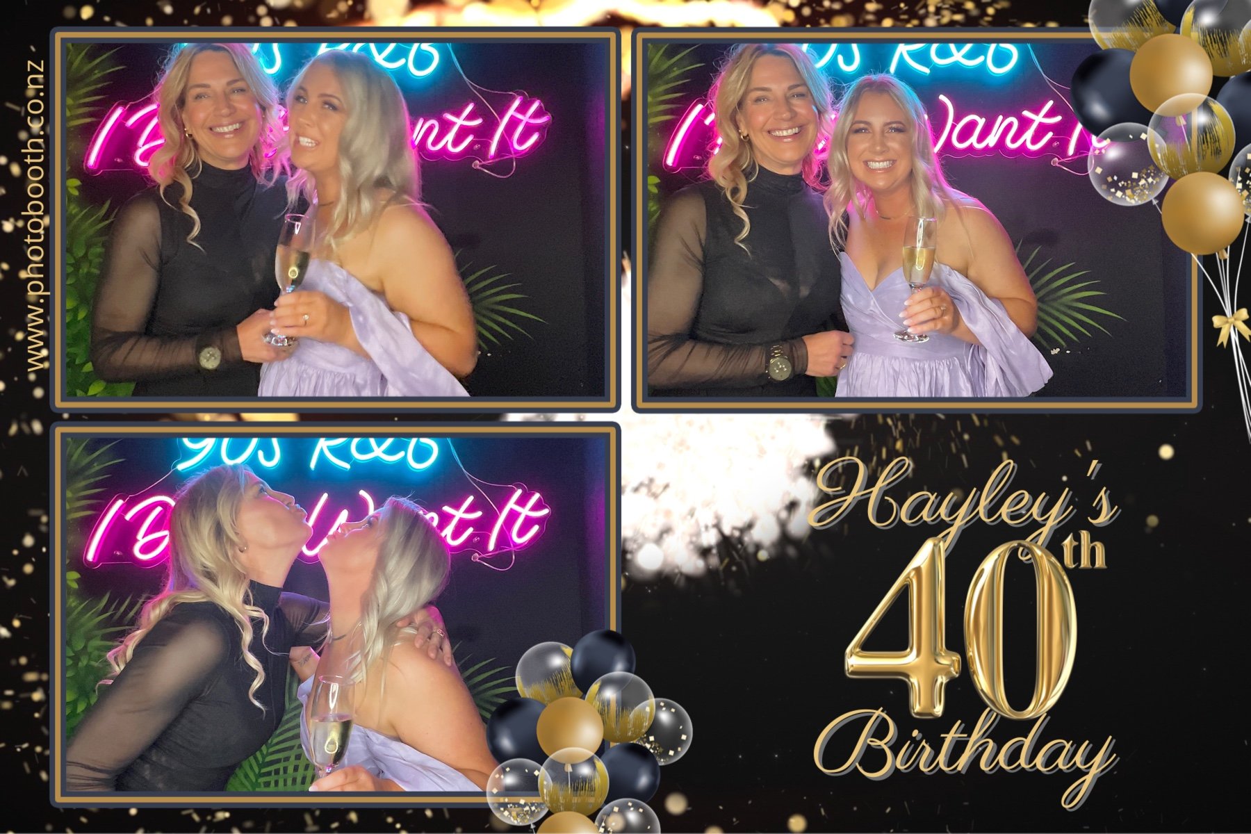 Hayley's 40th | View more photos from the event at gallery.photobooth.co.nz/u/SelfieCentral/Hayleys-40th