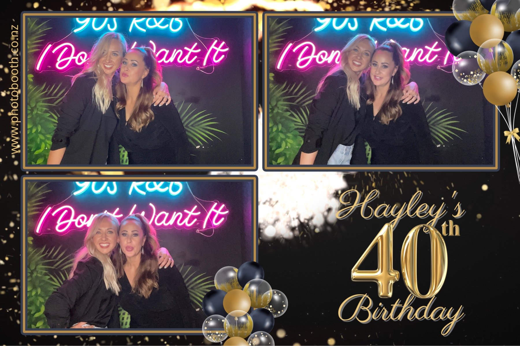 Hayley's 40th | View more photos from the event at gallery.photobooth.co.nz/u/SelfieCentral/Hayleys-40th