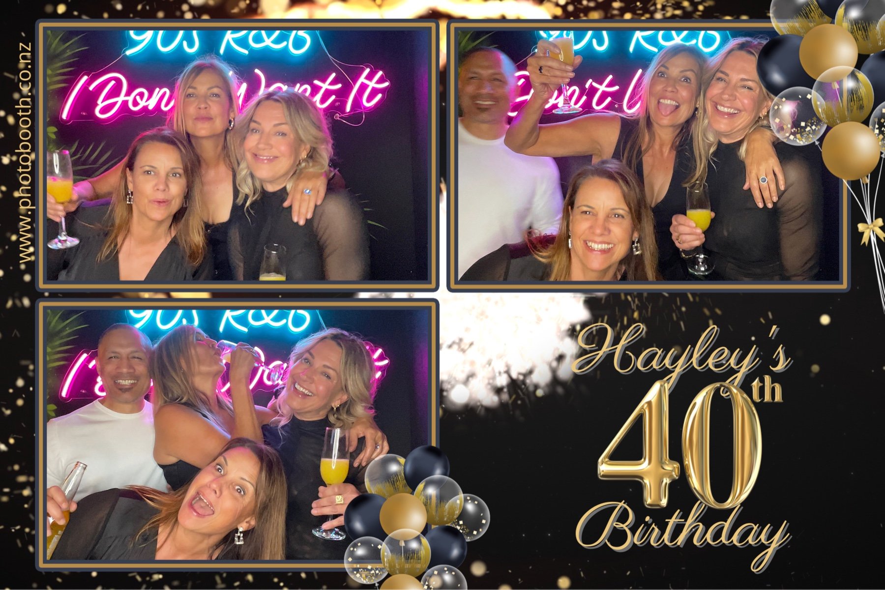 Hayley's 40th | View more photos from the event at gallery.photobooth.co.nz/u/SelfieCentral/Hayleys-40th