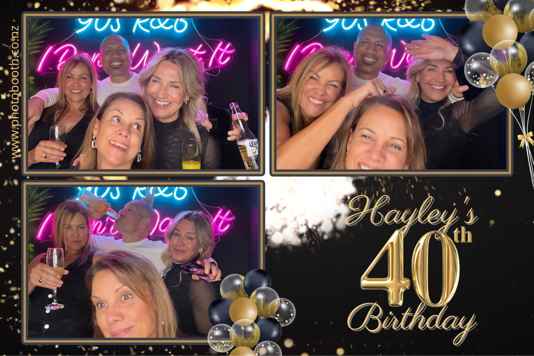 Hayley's 40th | View more photos from the event at gallery.photobooth.co.nz/u/SelfieCentral/Hayleys-40th