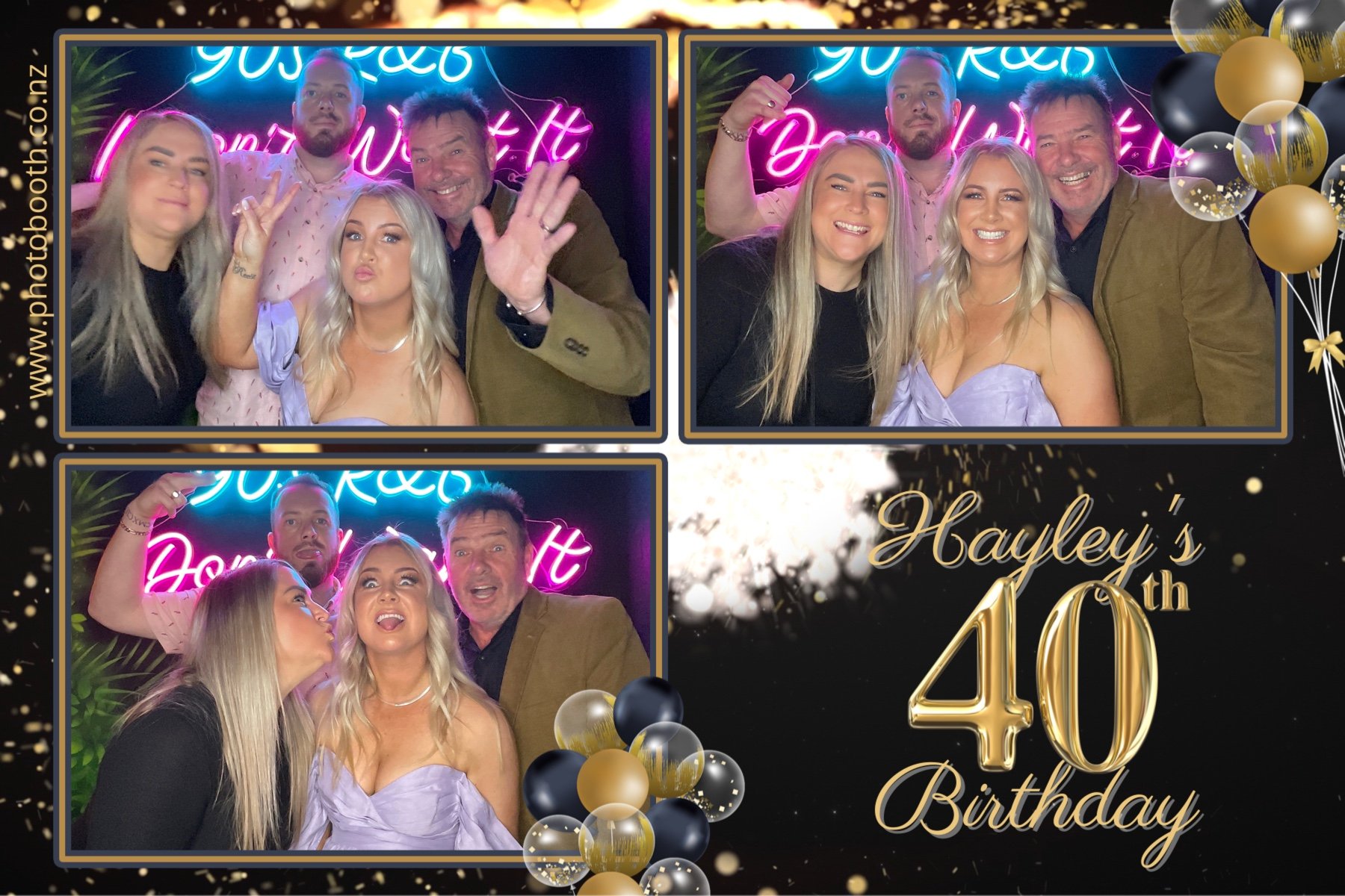 Hayley's 40th | View more photos from the event at gallery.photobooth.co.nz/u/SelfieCentral/Hayleys-40th