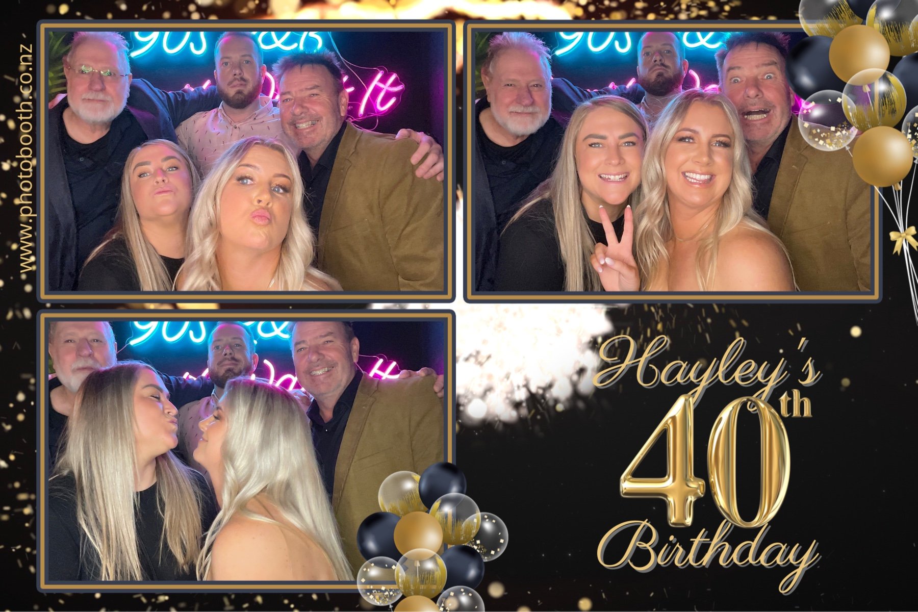 Hayley's 40th | View more photos from the event at gallery.photobooth.co.nz/u/SelfieCentral/Hayleys-40th