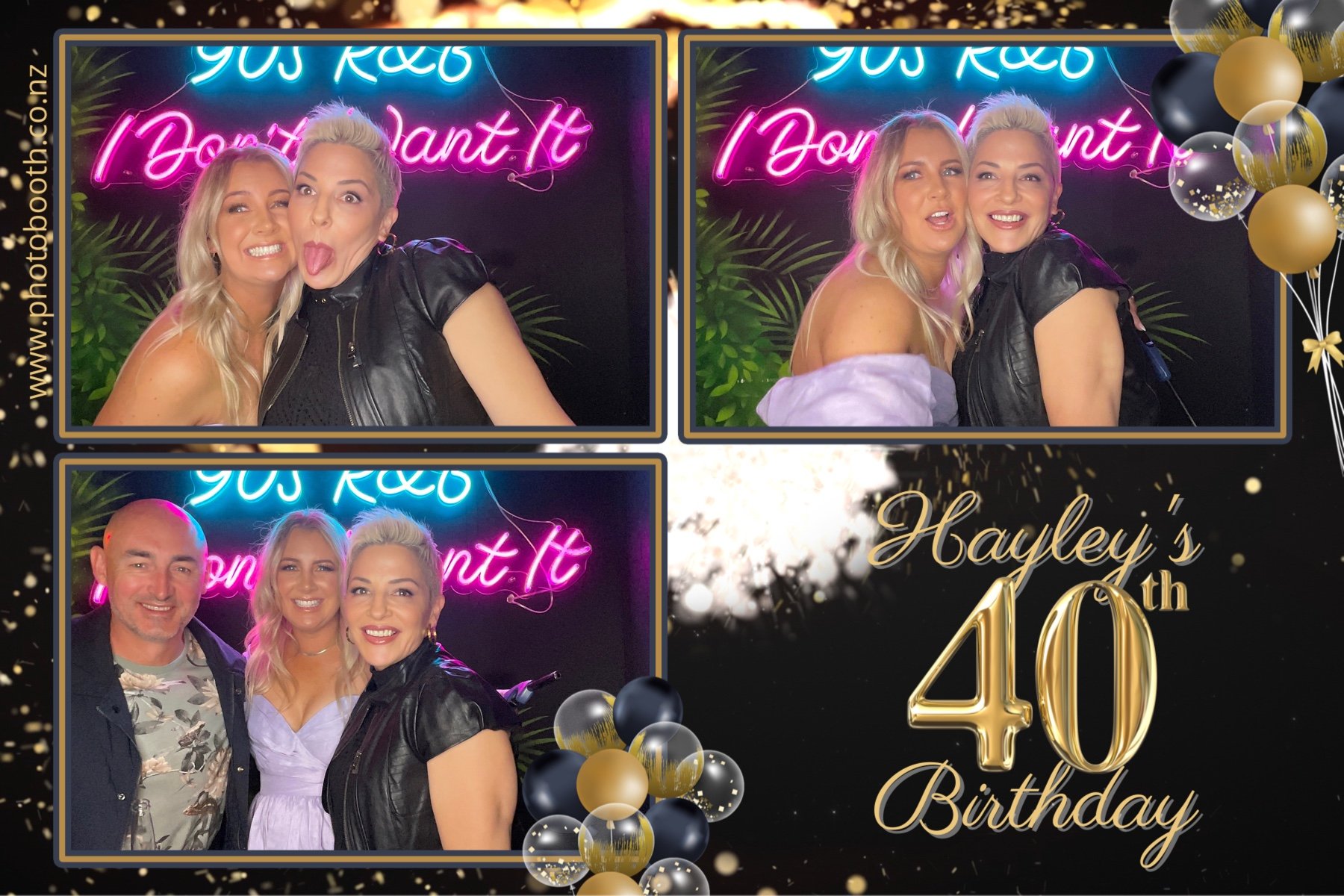 Hayley's 40th | View more photos from the event at gallery.photobooth.co.nz/u/SelfieCentral/Hayleys-40th